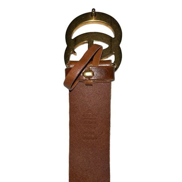 Gucci GG MARMONT WIDE BELT - Brown - Picture 7 of 8